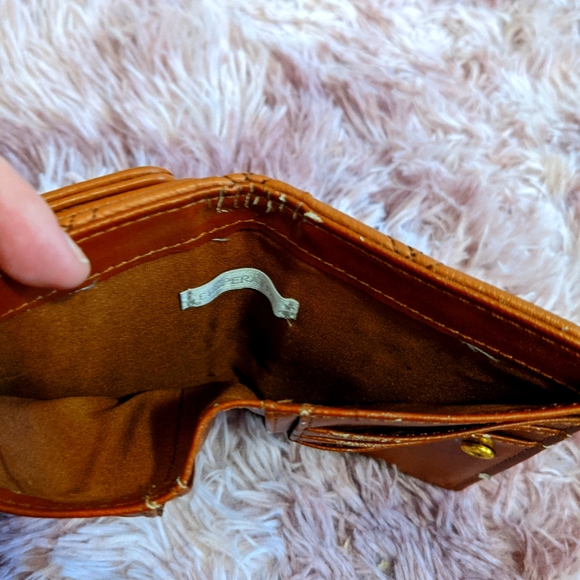 Faux leather wallet - tan - Picture 5 of 6